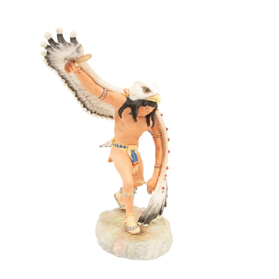 Cybis Porcelain Figure of Pueblo, Eagle Dancer (1 of 4)