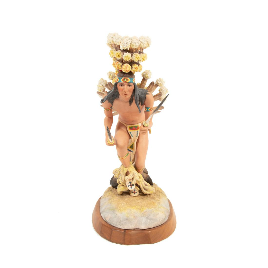 Cybis Porcelain of Crow Dancer "Great Thunder" (1 of 4)