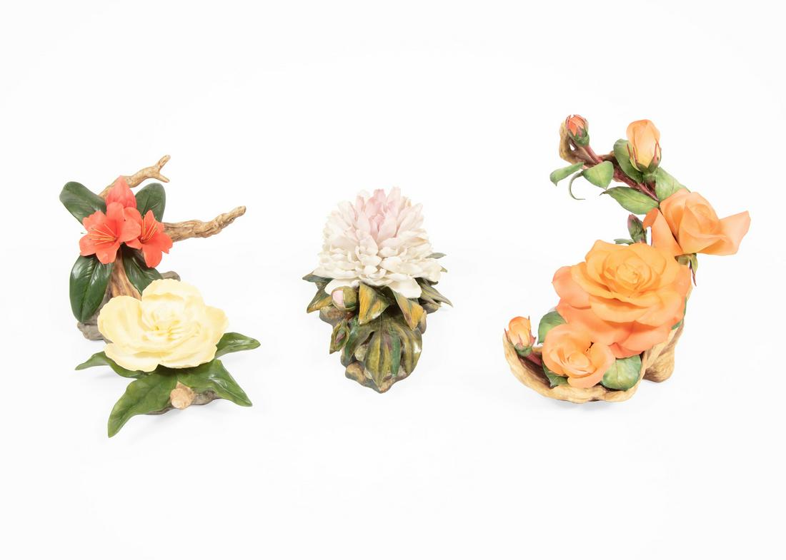 Three Boehm Porcelain Floral Groups (1 of 2)