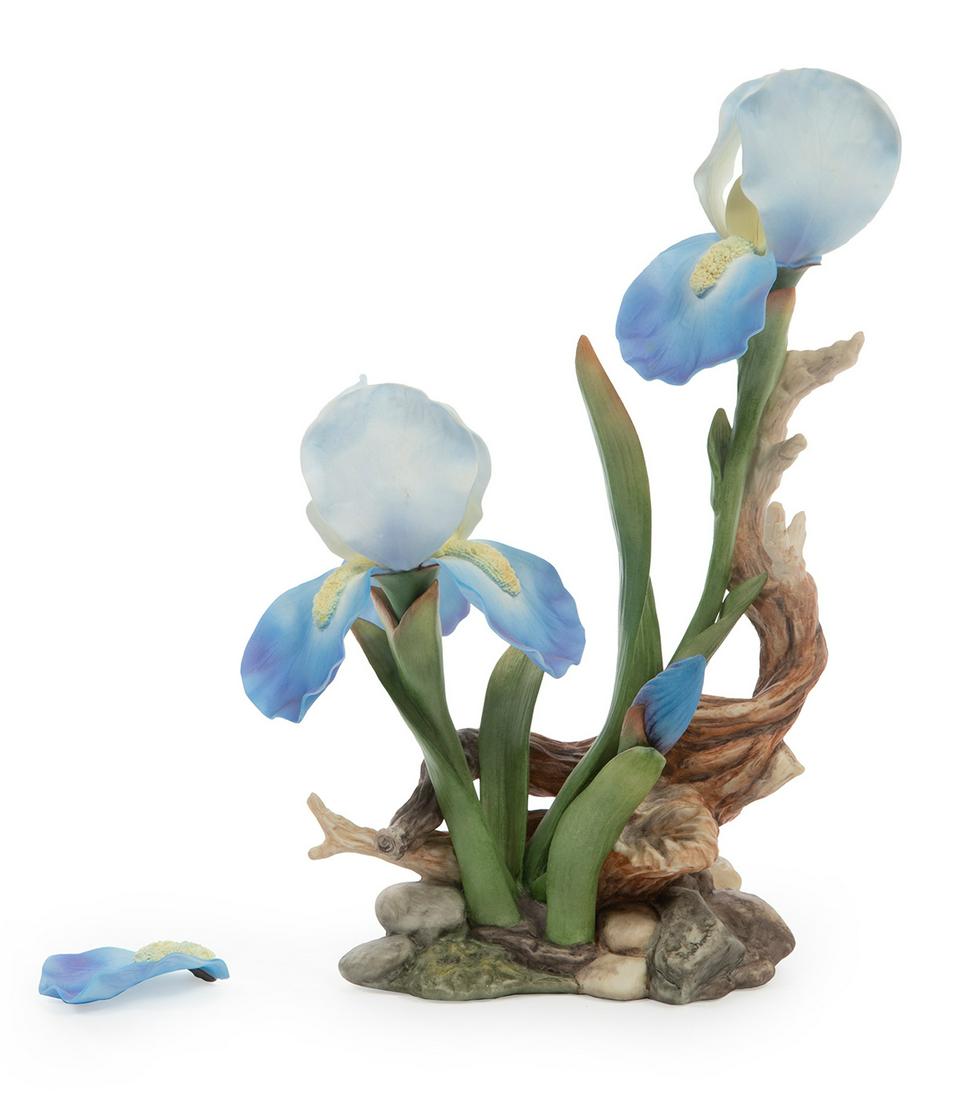 Boehm Porcelain "Van Gogh Blue Iris" (1 of 3)
