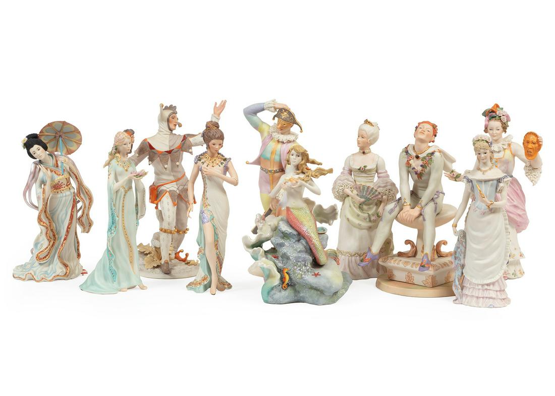 Ten Cybis Porcelain Figures (1 of 4)