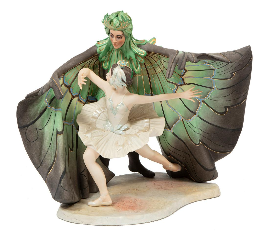 Cybis Porcelain "Swan Lake's Odetta and Siefried" (1 of 4)