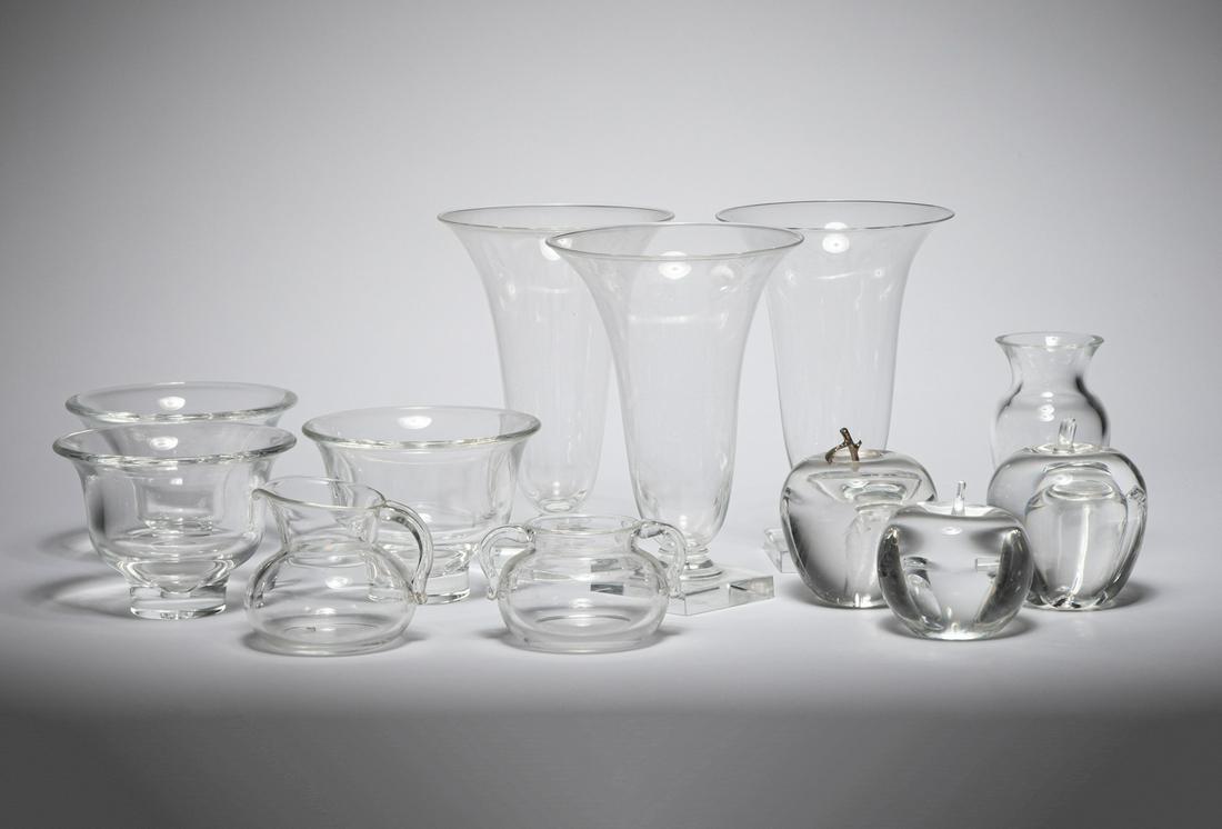 Ten Steuben Glass Articles (1 of 3)