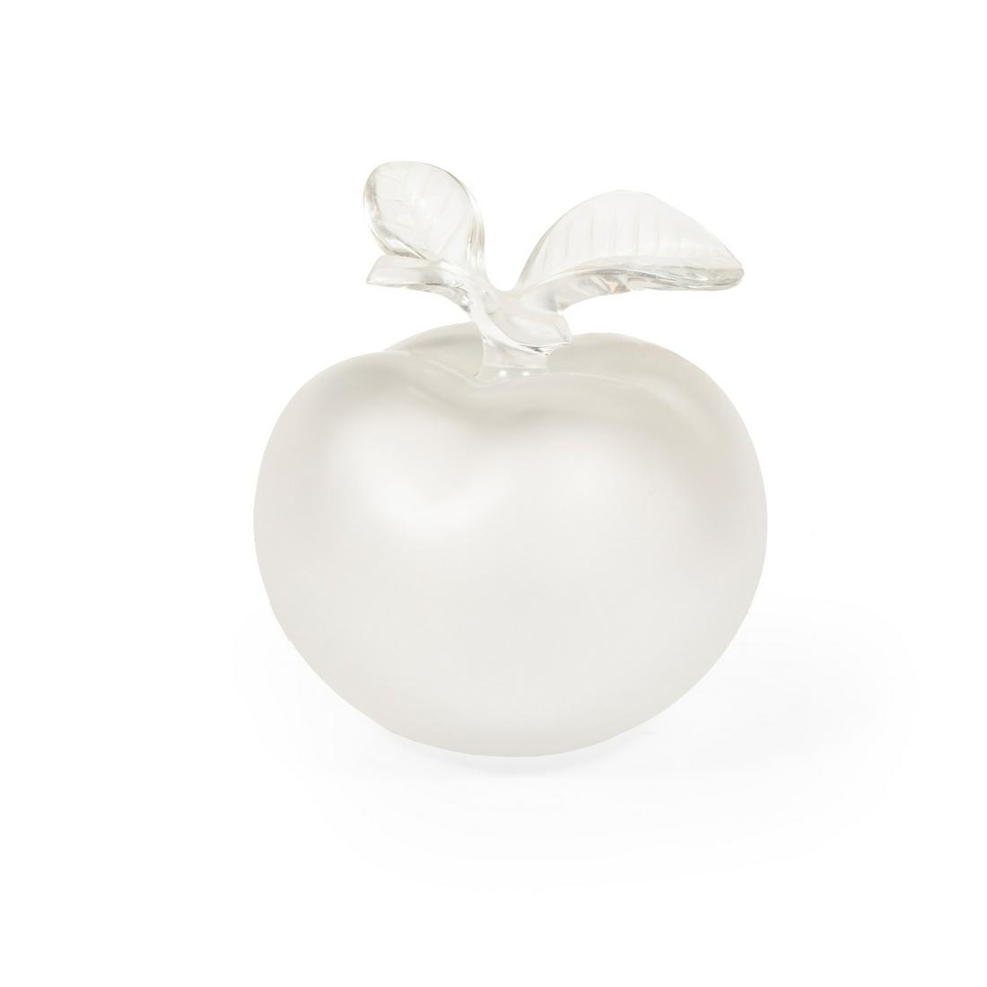 Lalique Crystal "Apple" Perfume Bottle (1 of 2)