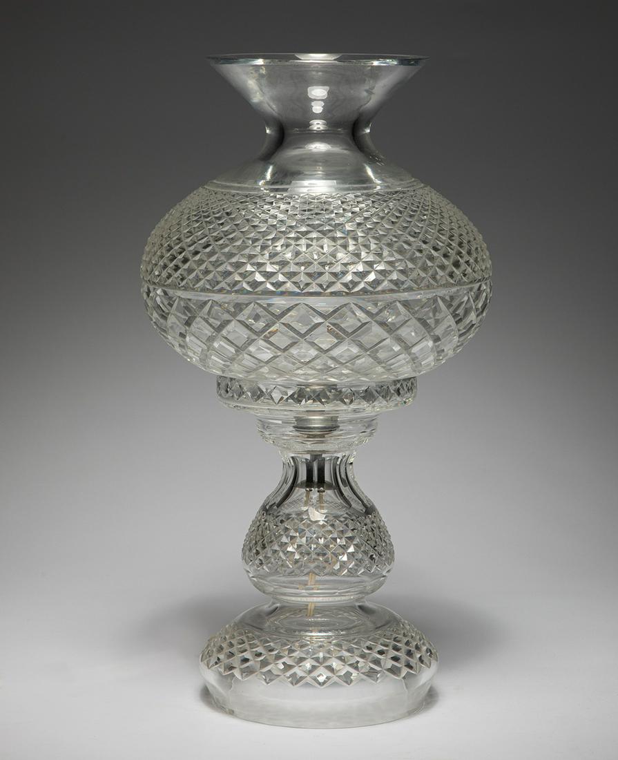 American Cut Glass Table Lamp (1 of 1)