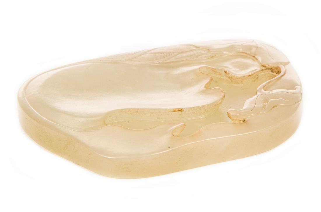 Chinese Pale Celadon Jade Inkstone (1 of 3)