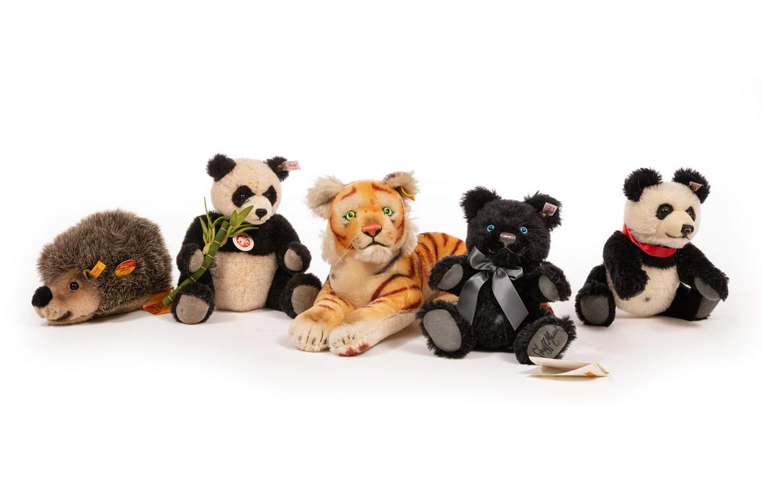 Five Steiff Animals (1 of 6)