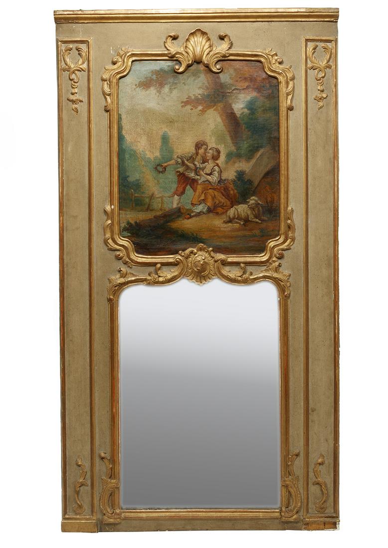 Louis XV-Style Truemeau Mirror (1 of 1)