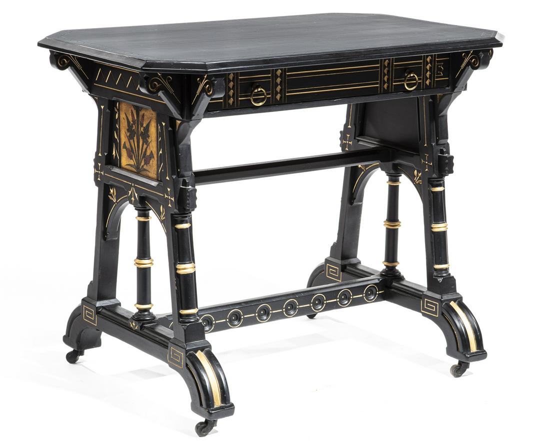 American Aesthetic Table, attr. Kimbel & Cabus (1 of 13)