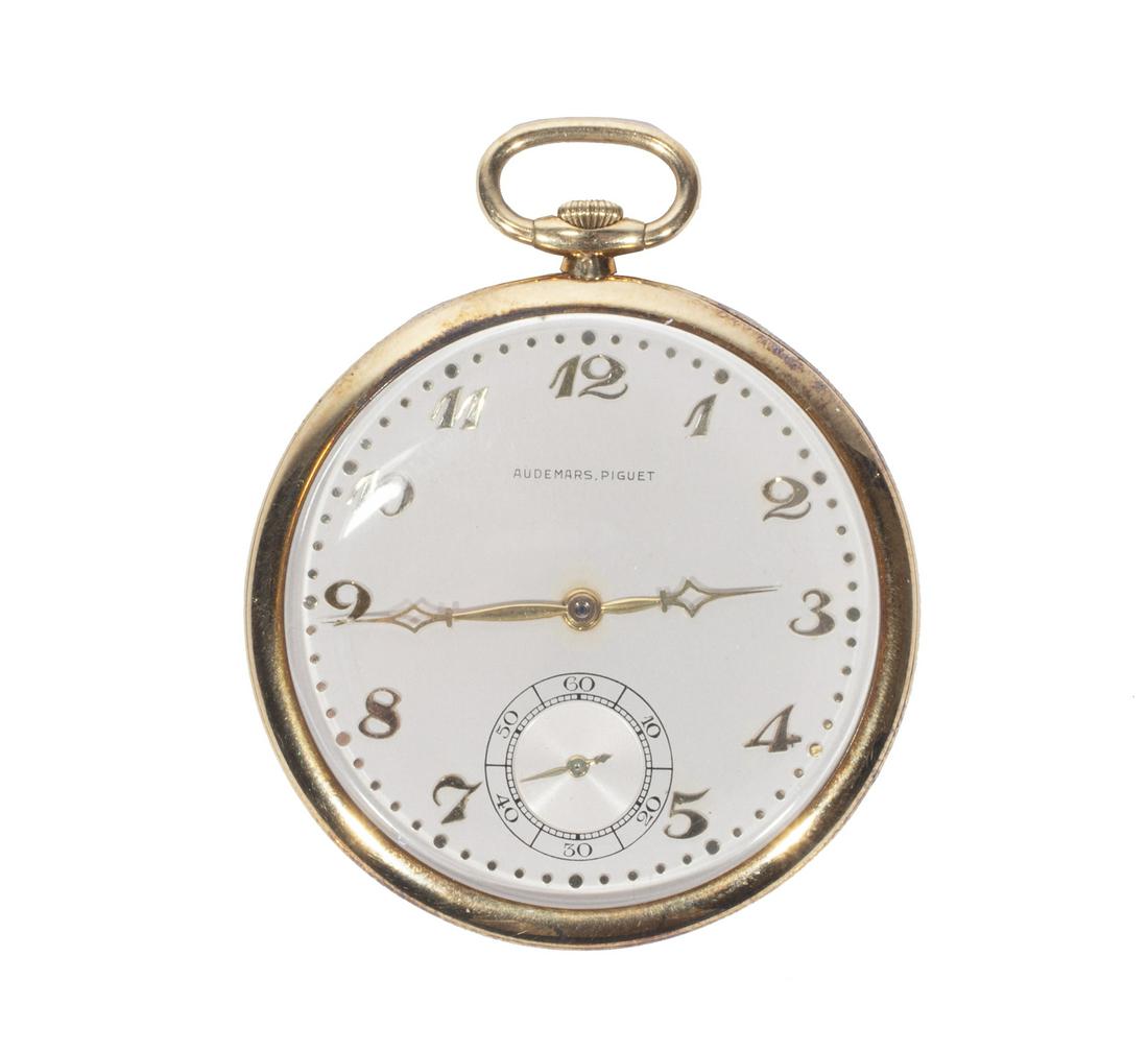 Audemars Piguet 18k Gold Pocket Watch