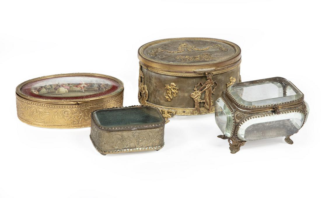 Four Continental Dresser Boxes (1 of 2)