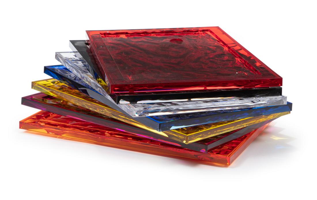 Seven Mario Bellini for Kartell Acrylic Trays (1 of 4)