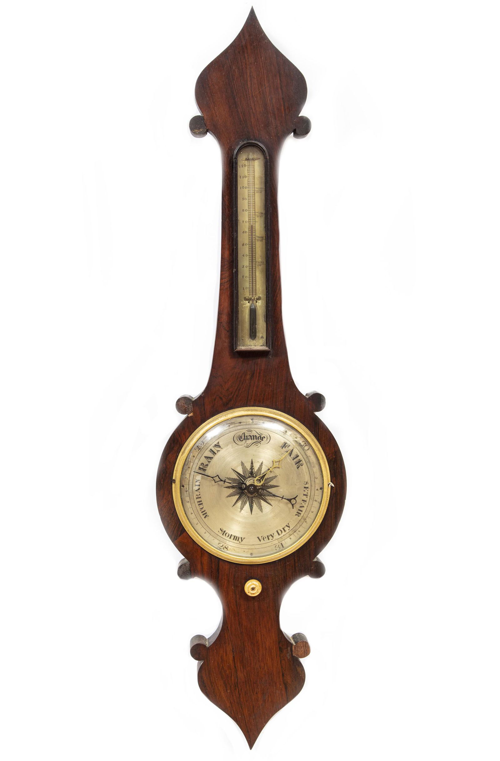 English Mahogany Barometer (1 of 4)
