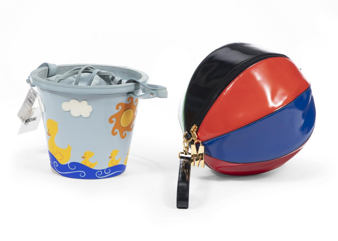 Two Moschino Summertime Patent Leather Handbags (1 of 4)