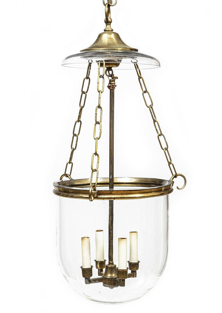American Brass and Glass Hall Lantern (1 of 3)