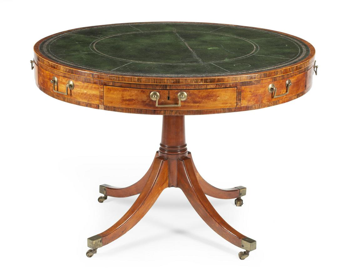 Regency Inlaid Mahogany Rent Table (1 of 4)