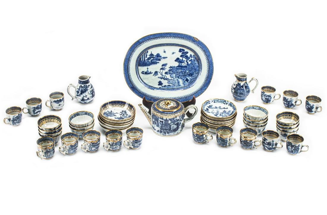 Chinese Export Porcelain Partial Coffee Service (1 of 15)
