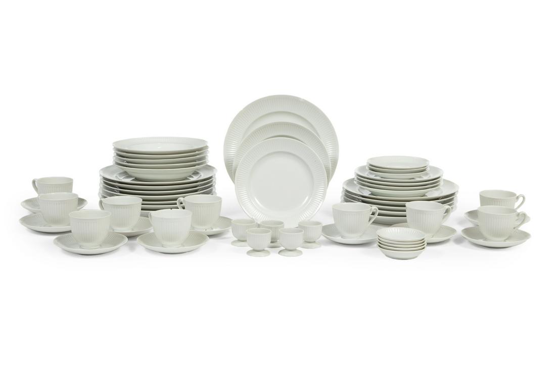Royal Copenhagen "Giorgiana" White Fluted Dishes (1 of 3)