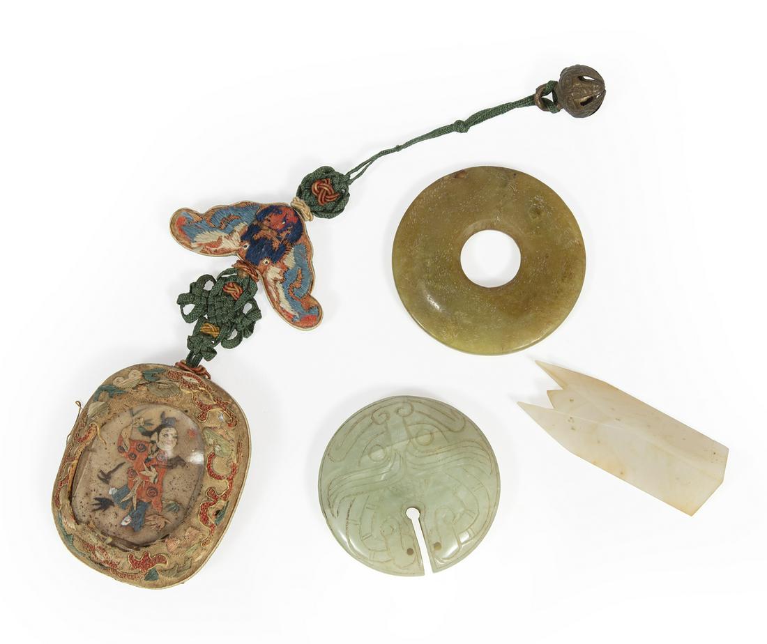 Four Chinese Jade Pieces (1 of 2)