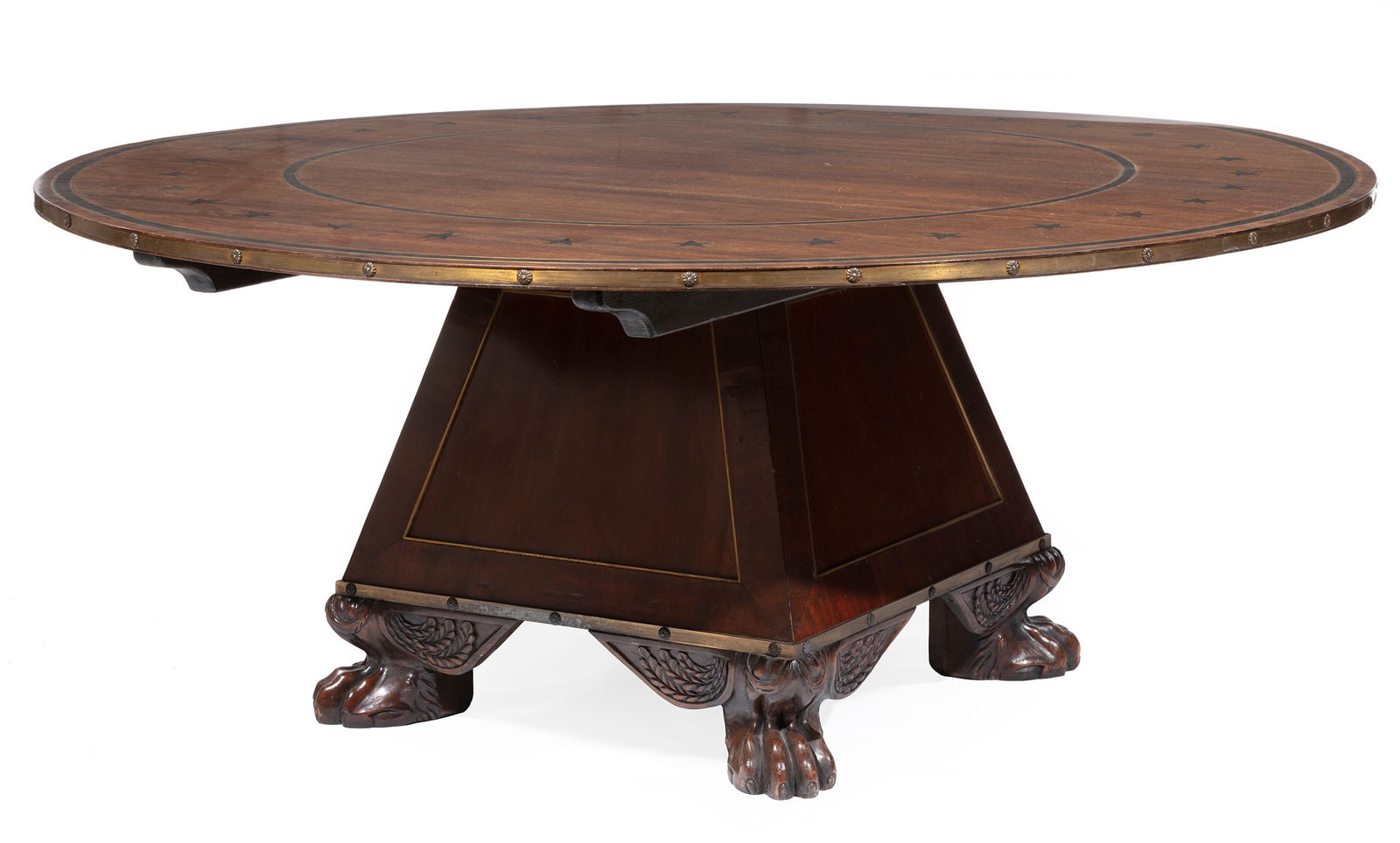 Empire-Style Mahogany Center Table (1 of 3)