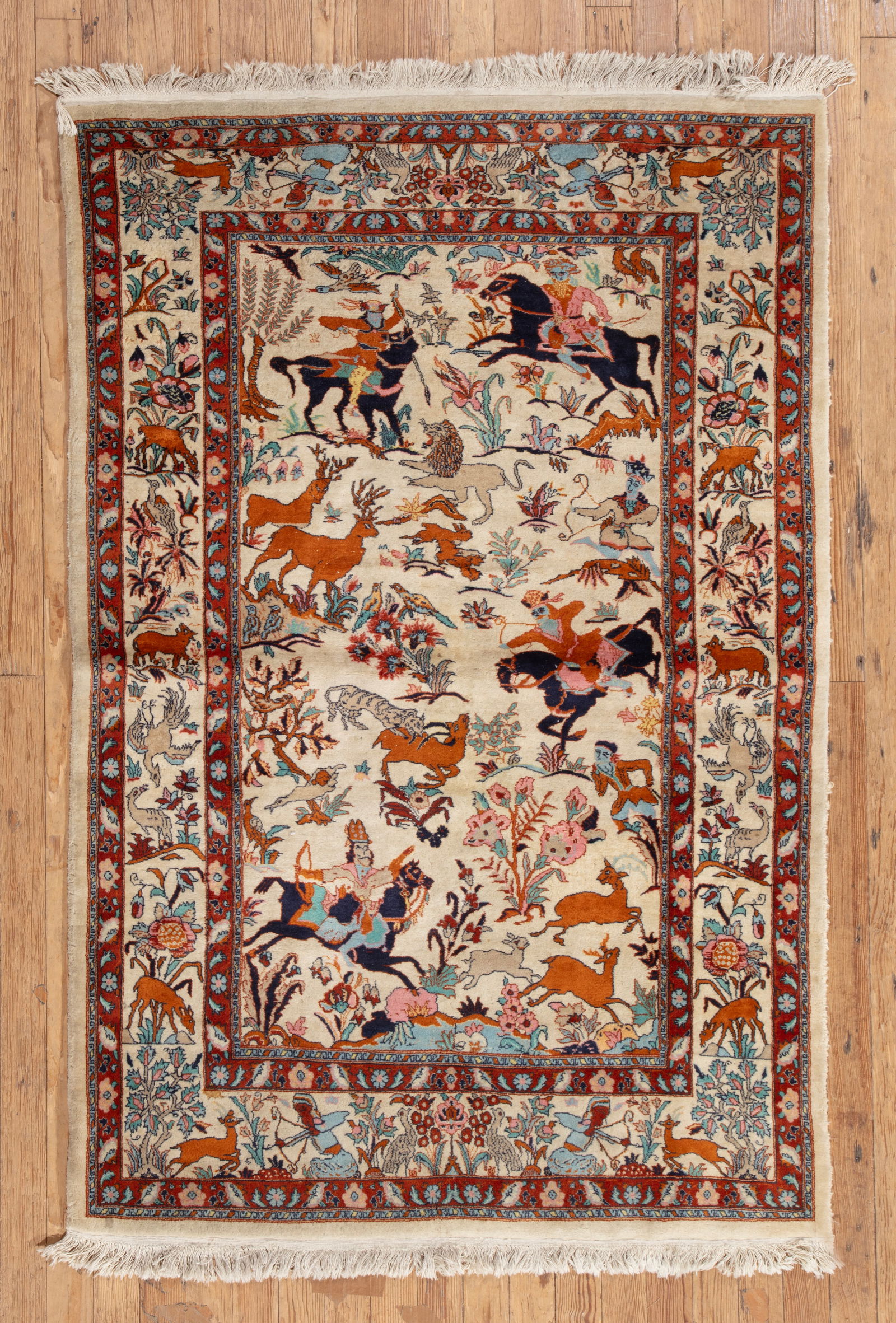Pakistani Qum Wool Rug (1 of 7)