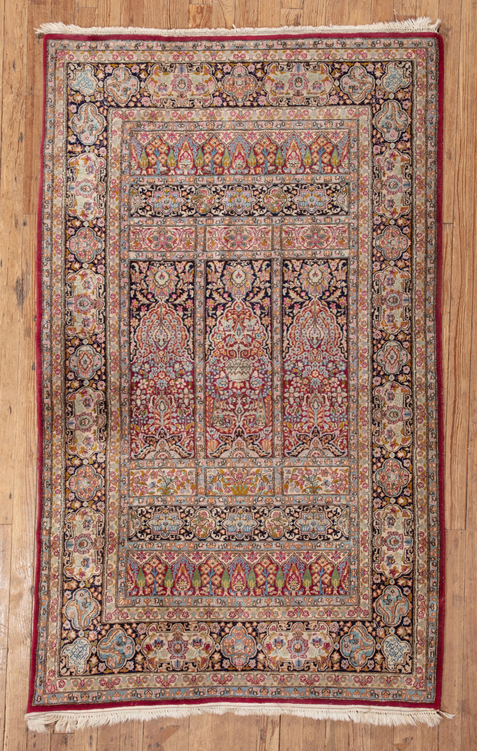 Kerman Rug: Kerman Rug , Southeast Iran, c. 1975, 4 ft. 10 in. x 8 ft. 8 in.