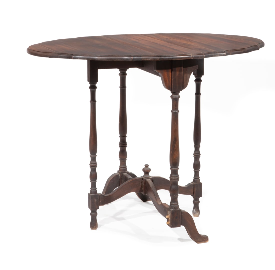 American Walnut Drop-Leaf Side Table (1 of 2)