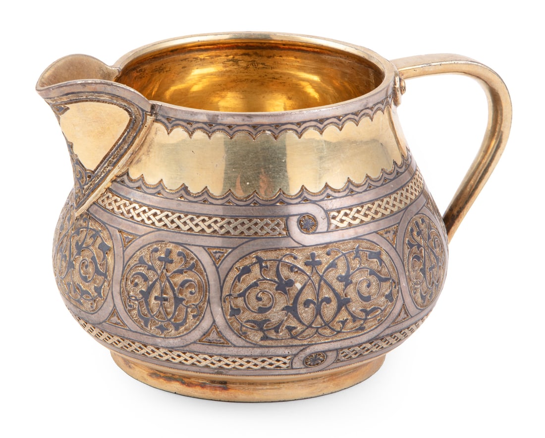 Imperial Russian Mikhail Ovchinnikov Creamer (1 of 3)