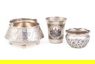 Good Group of Antique Silver Table Wares