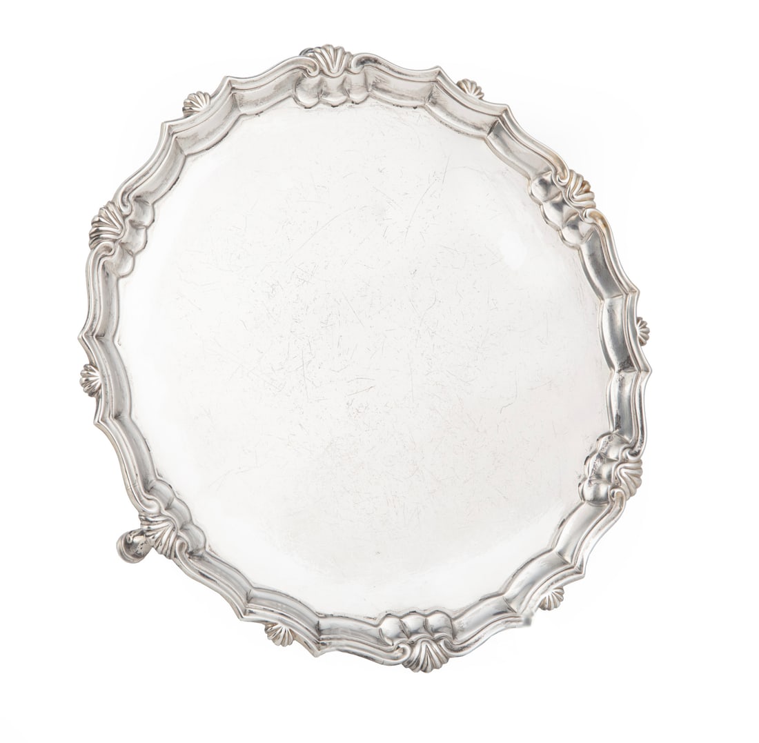 Charles Stuart Harris Sterling Silver Salver (1 of 3)