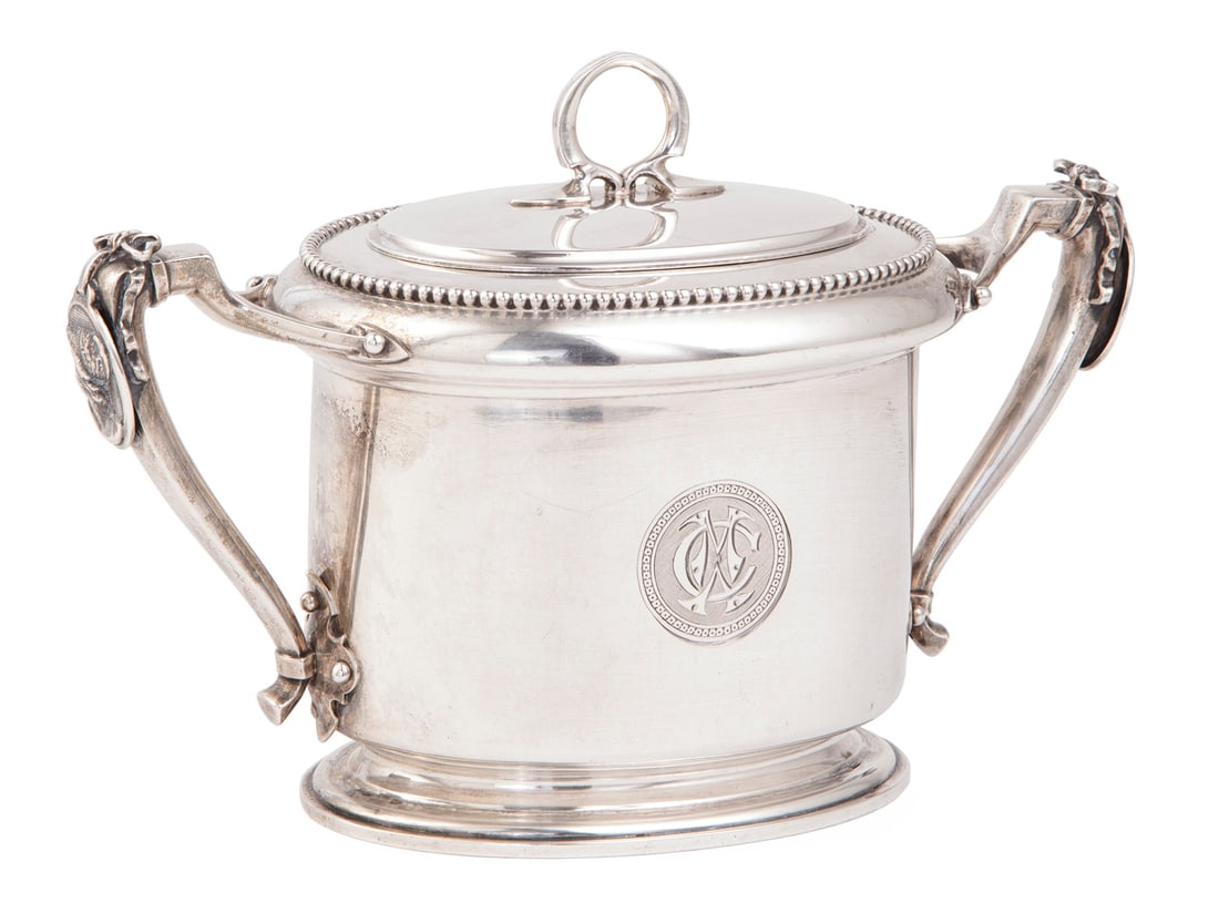 Gorham "Medallion" Coin Silver Covered Bowl (1 of 3)