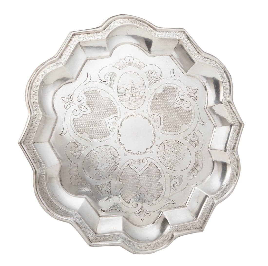 Austro-Hungarian .800 Silver Tray (1 of 3)