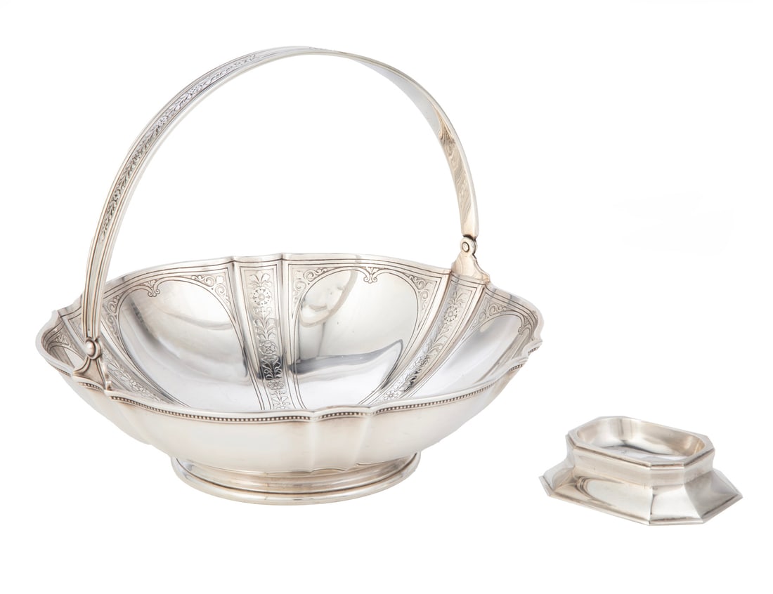 Tiffany & Co. Makers Sterling Silver Basket (1 of 3)