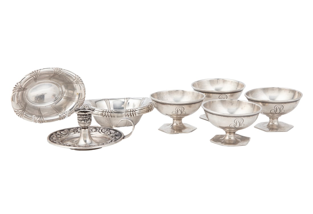Group Small American Sterling Silver Table Wares (1 of 4)