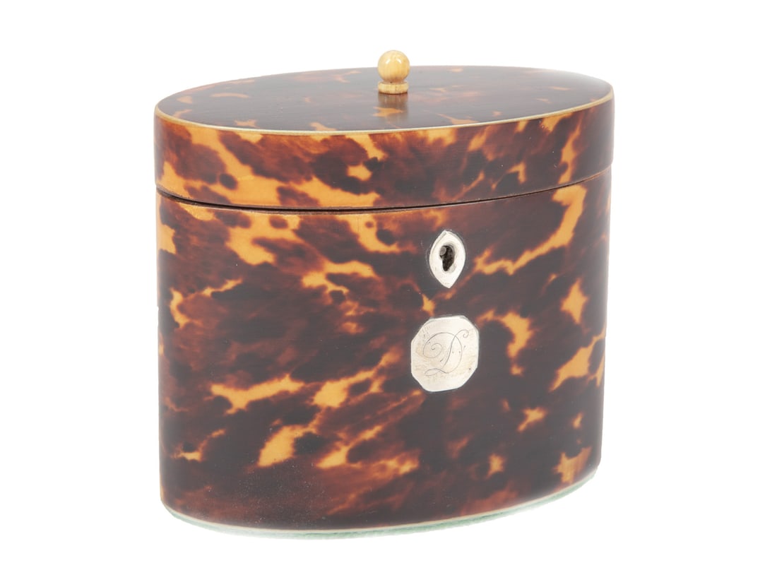 Georgian Tortoiseshell Tea Caddy (1 of 14)
