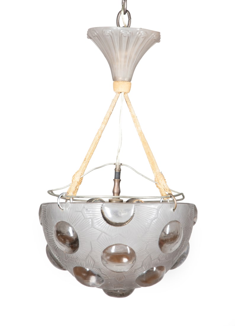 Lalique Crystal "Soleil" Plafonnier (Chandelier) (1 of 3)