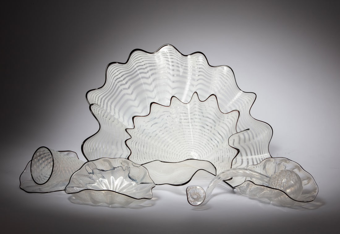 Dale Chihul Winter White Persian Set (1 of 15)