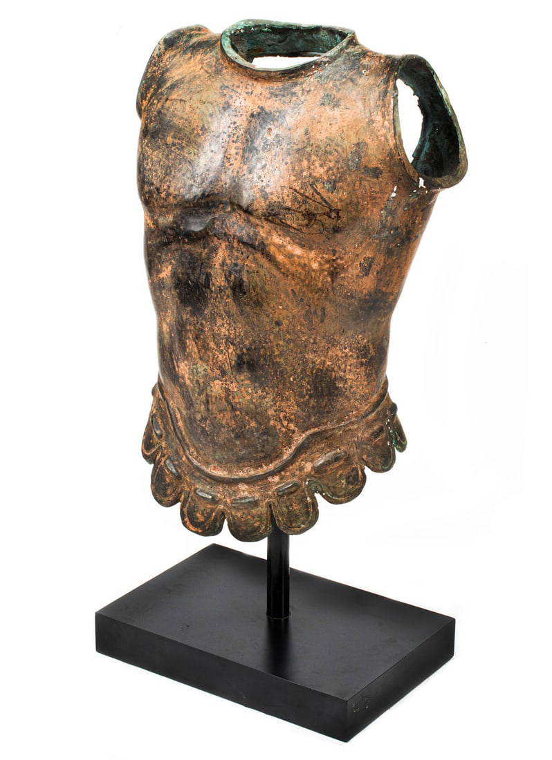Bronze Armor Breastplate After The Antique Auction