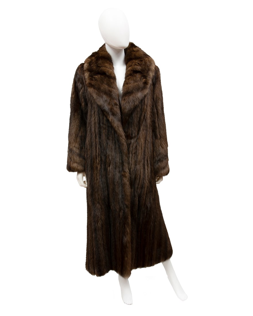 Zandra Rhodes Imperial Sable Long Fur Coat (1 of 5)