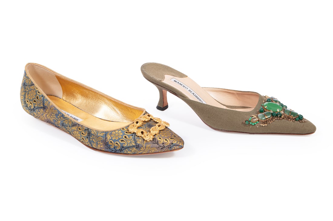 Two Pairs of Manolo Blahnik Shoes (1 of 5)