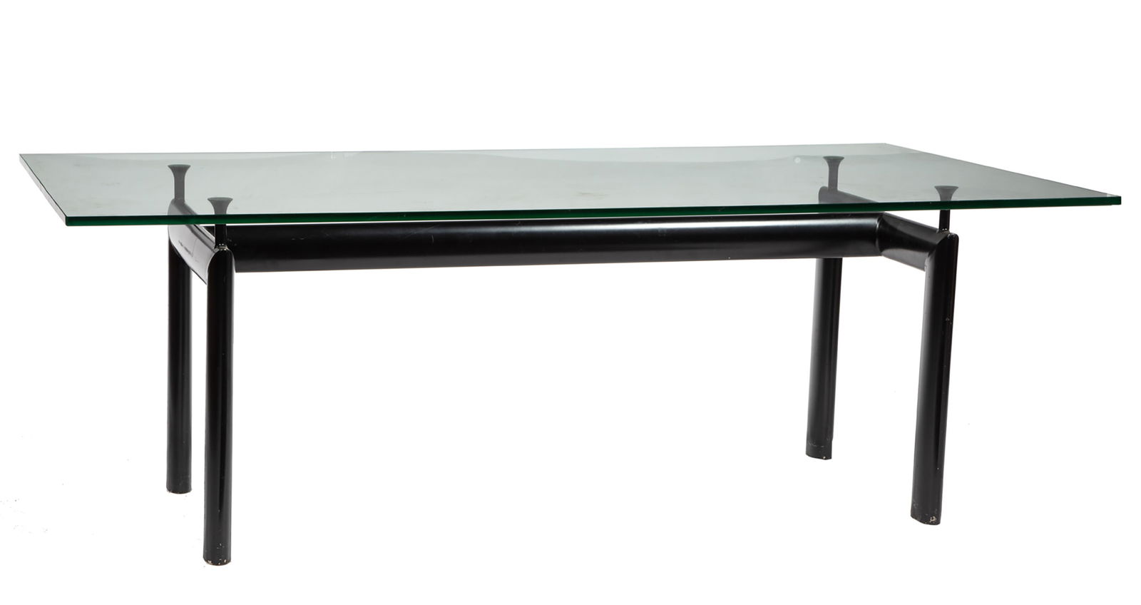Cassina Glass , Lacquered Metal LC6 Dining Table (1 of 3)