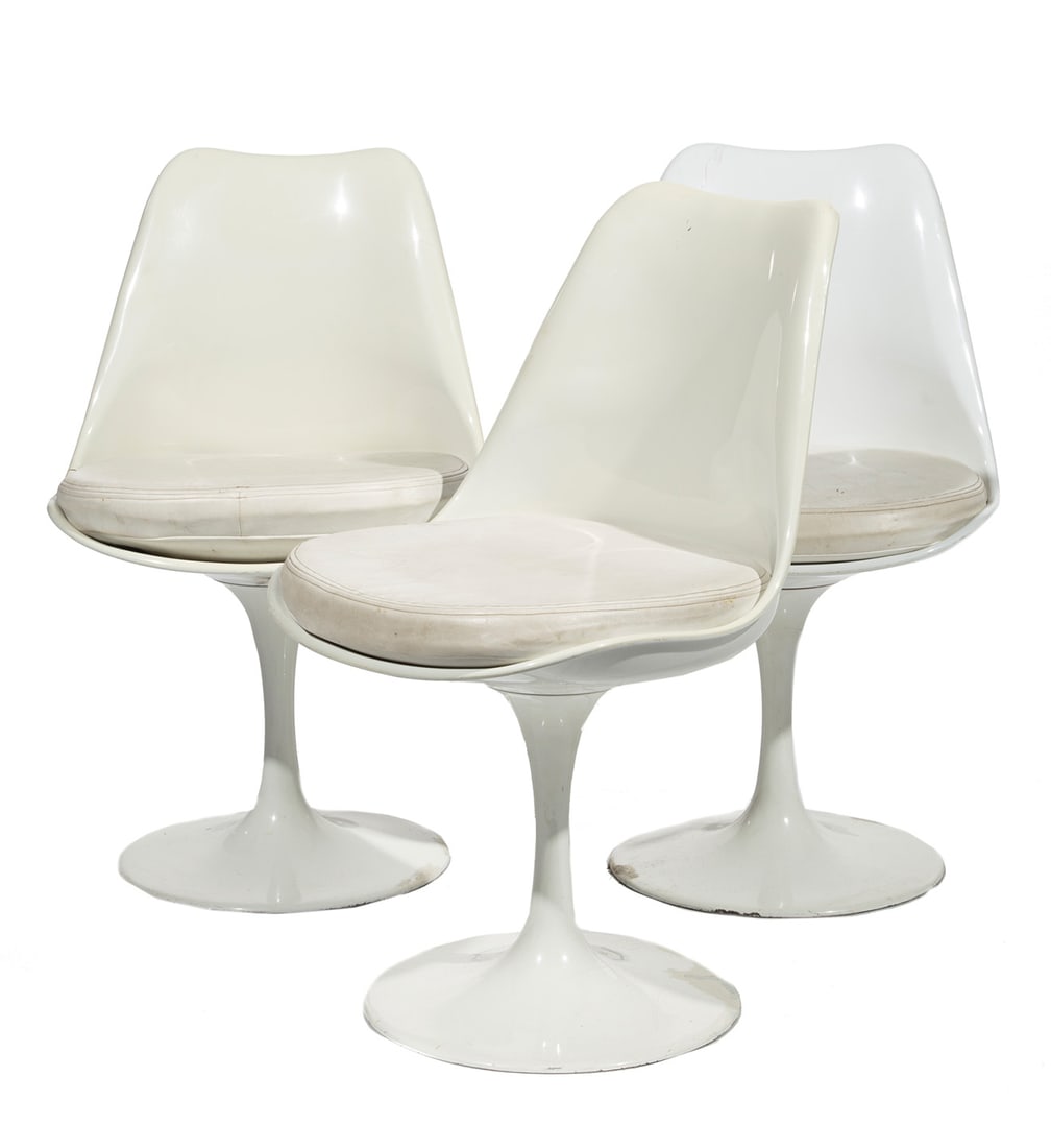 Eero Saarinen-Style Swivel Tulip Chairs (1 of 2)