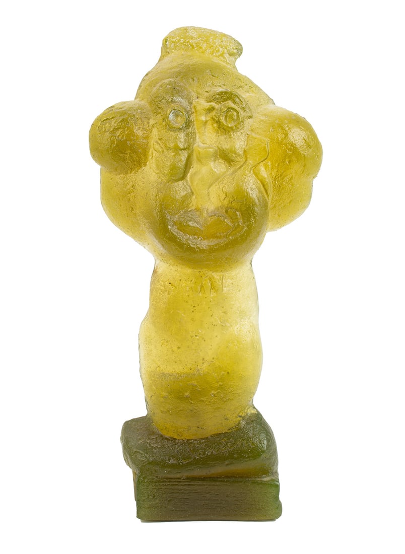 Paolo Santini for Daum Pate de Verre Glass Figure (1 of 3)