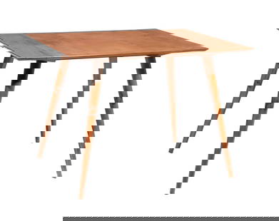 Paul McCobb for Planner Group Maple Dining Table: Paul McCobb (American, 1917-1969) for Planner Group Maple Dining Table, c. 1950, Winchendon, model 1521, h. 29 in., w. 40 1/2 in., d. 30 in. Note: Lacking leaves. Provenance: Wright, Chicago, Aug. 201