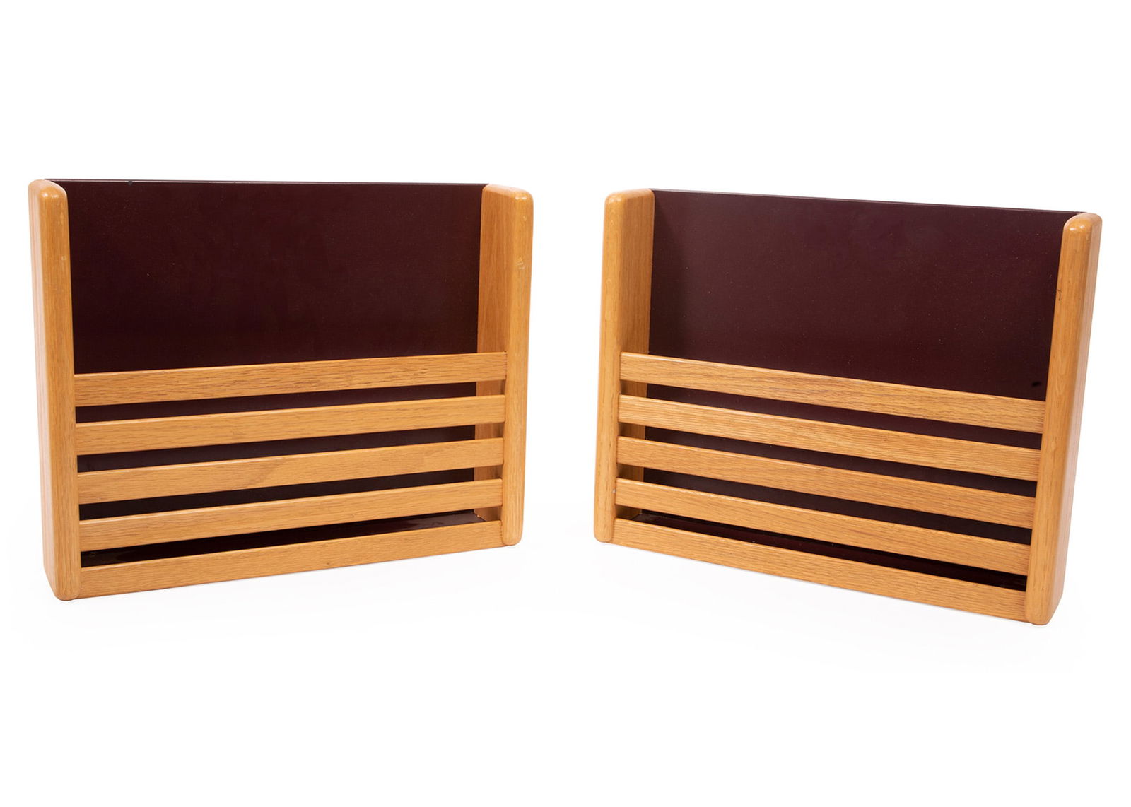 Peter Pepper Products Oak, Painted Magazine Racks (1 of 1)