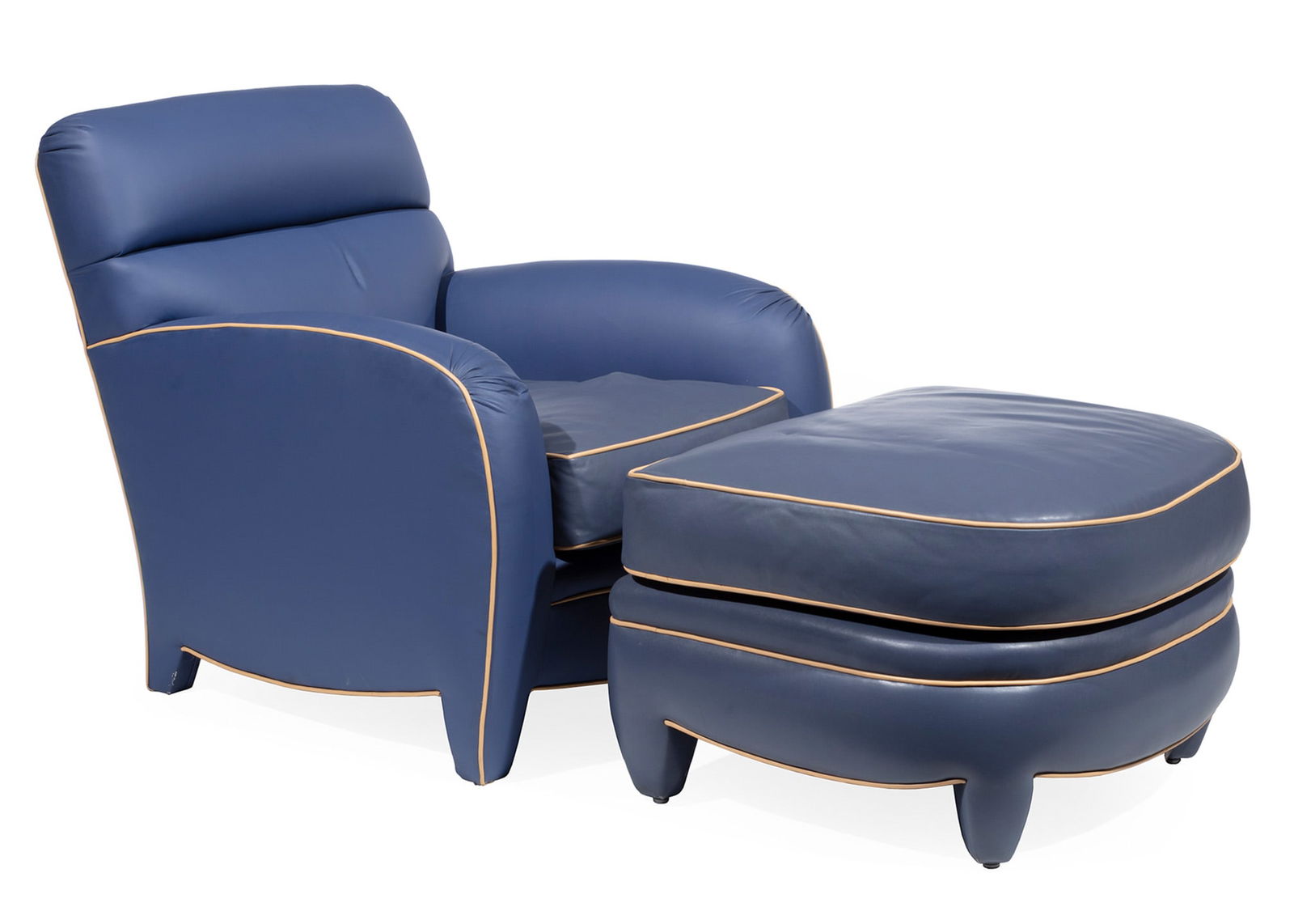 Donghia Club Chair and Ottoman (1 of 3)