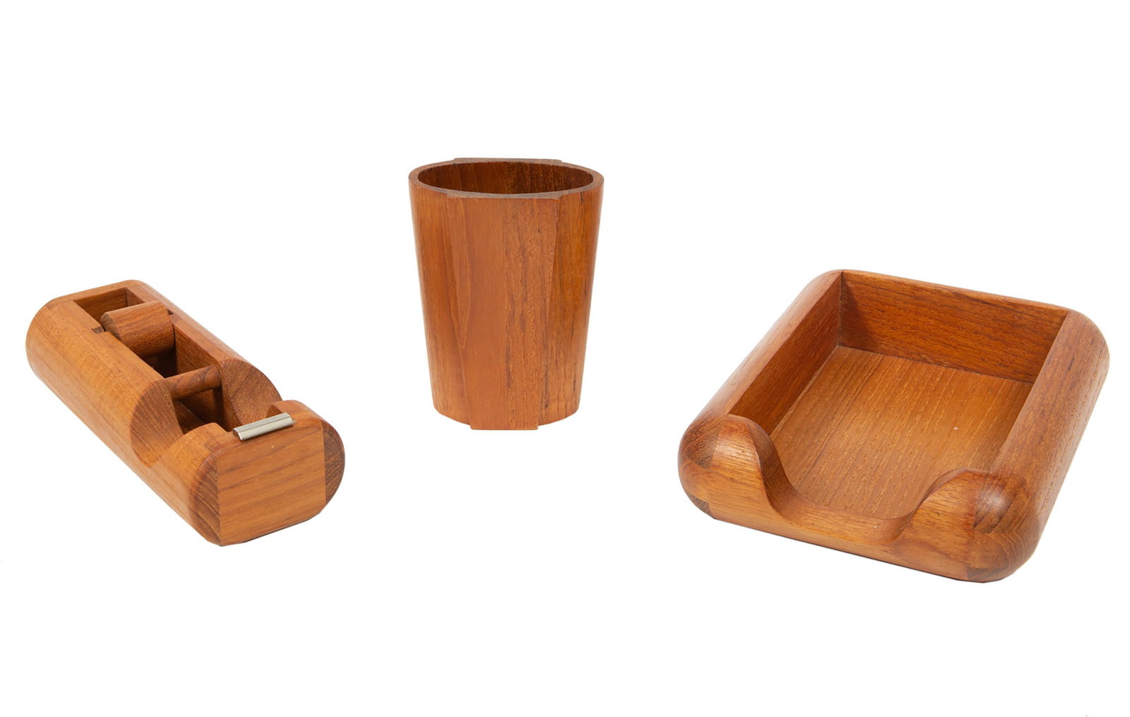 Vintage Kalmar Designs Teak Desk Accessories (1 of 2)