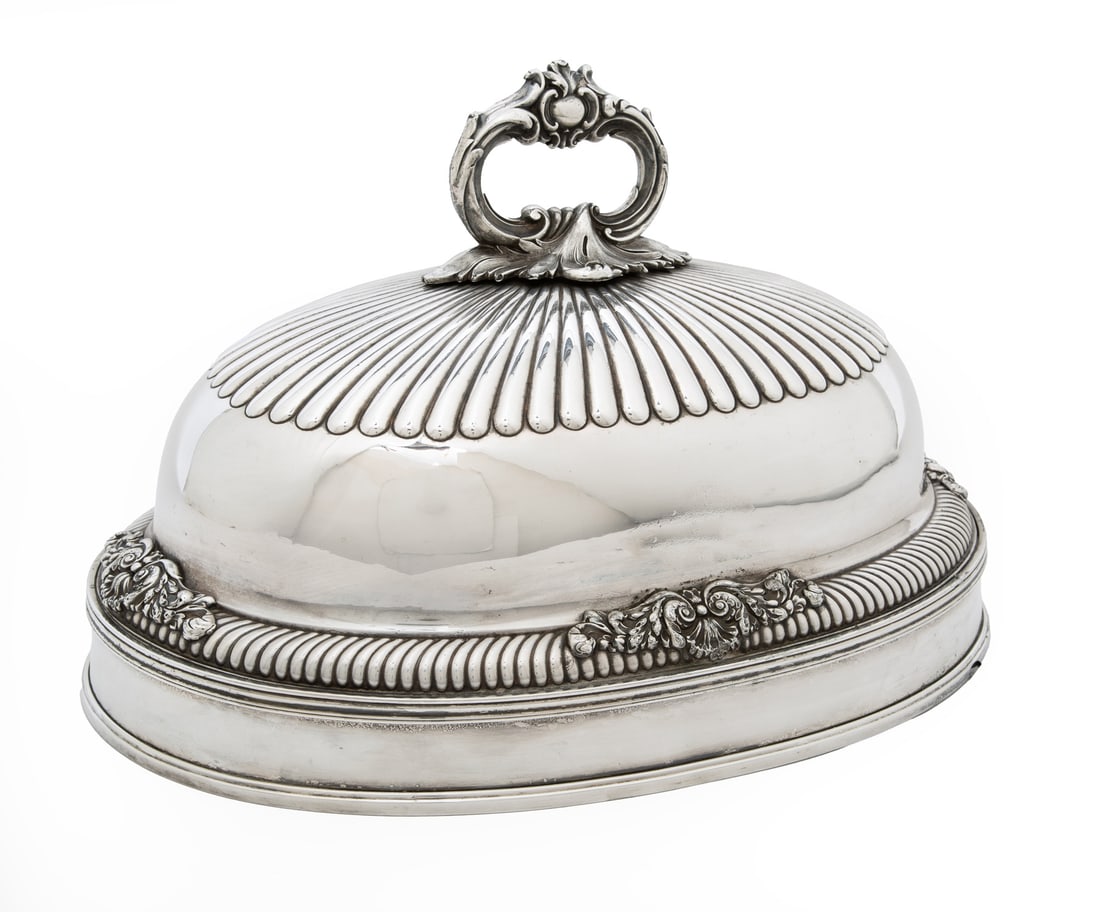T. & J. Creswick Silverplate Meat Dome (1 of 2)
