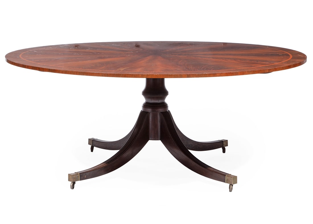 Satinwood Inlaid Mahogany Breakfast Table (1 of 4)
