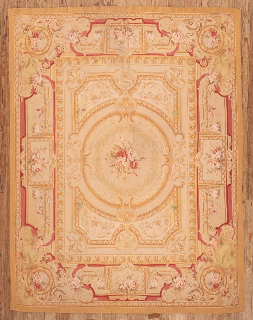 Aubusson Carpet: Aubusson Carpet, 7 ft. 8 in. x 10 ft.